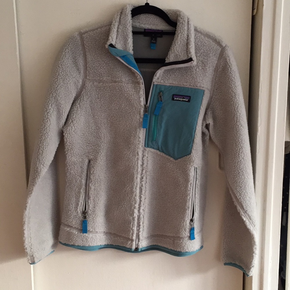 heavy duty grey zip up patagonia